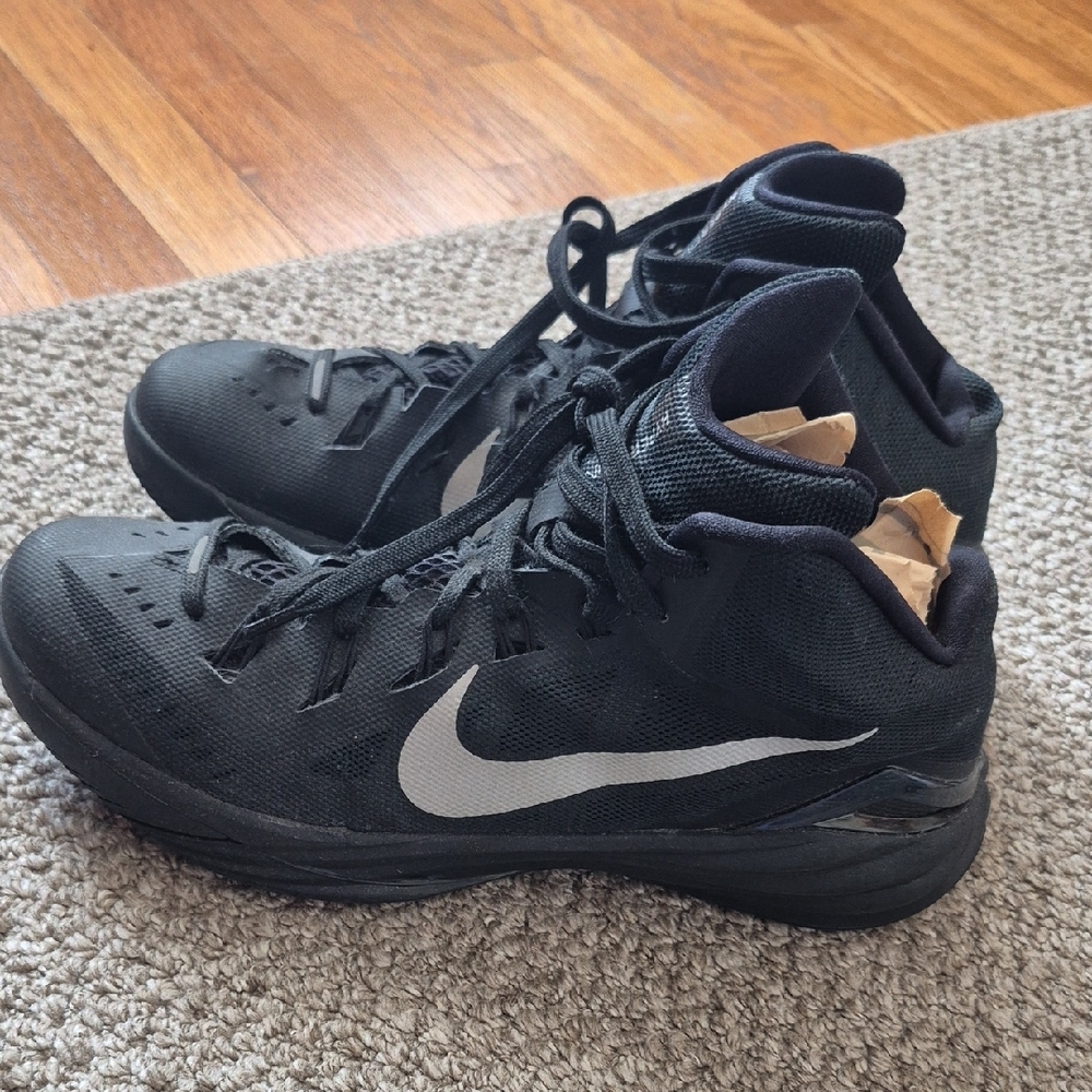 Nike Black and White High-Top Sneakers